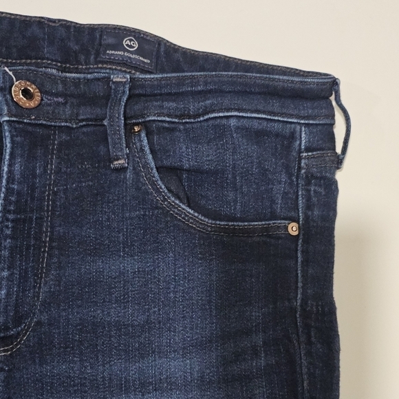 Ag Adriano Goldschmied The Prima Mid Rise Cigarette Denim Jeans Size 29 R - Picture 6 of 14